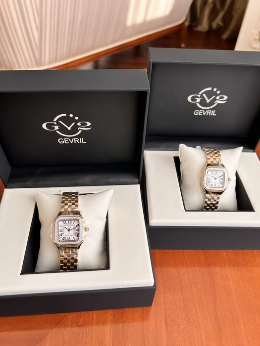 Часы, Gevril Milano, с бриллиантами