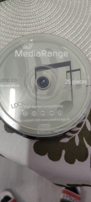Media Range 25 buc audio CD 700 mb/80min