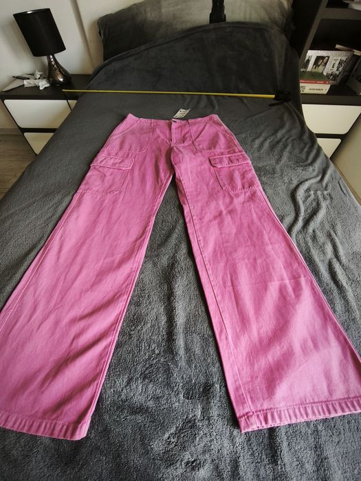 Blugi Zara stil cargo mărimea 44