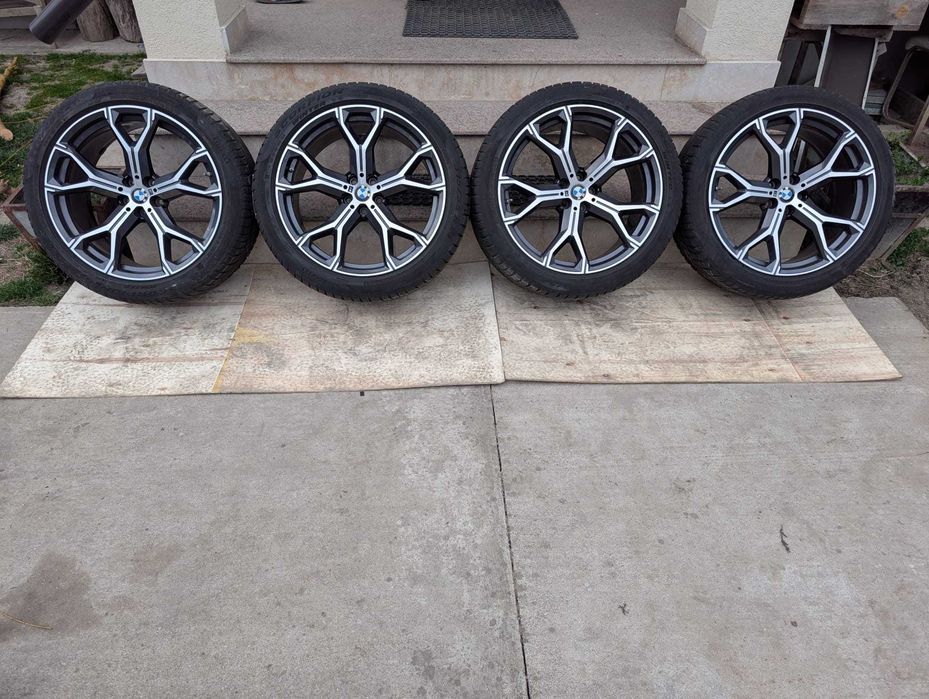 Jante roti iarna R21 Bmw X5 X6 G05 G06 M741 2 latimi OE 8071999