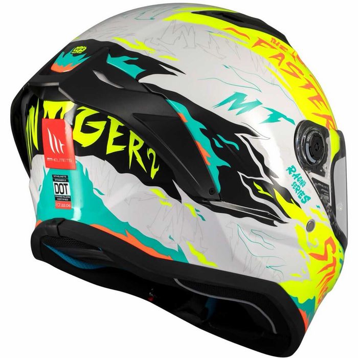 Каска MT STINGER 2 ARDENT A3 нова с два визьора