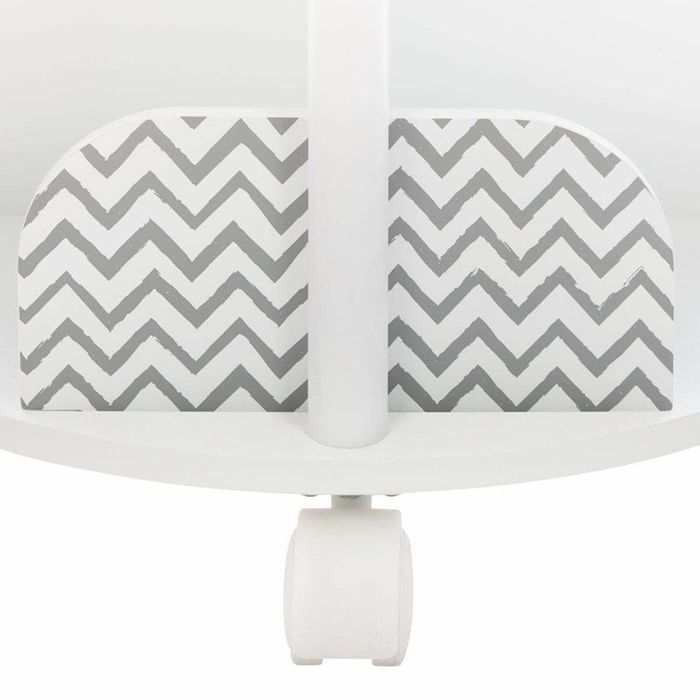 Bibliotecă si noptiera rotundă pentru copii