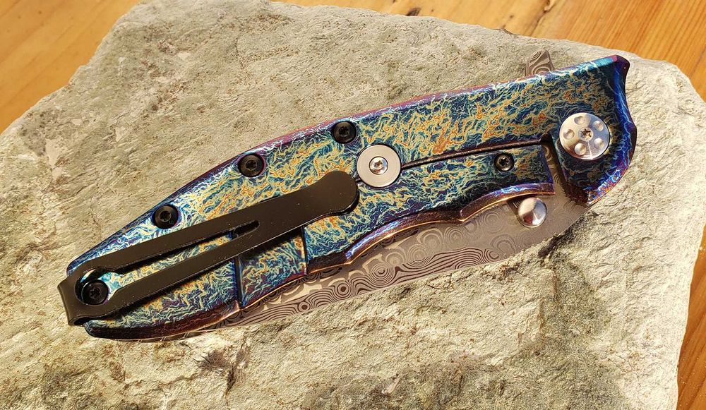 Cutit briceag Zero Tolerance 0562 Titan Limited Damasc ,vanatoare
