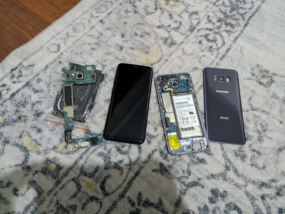 Запчасти Samsung s8 и poco x3 pro