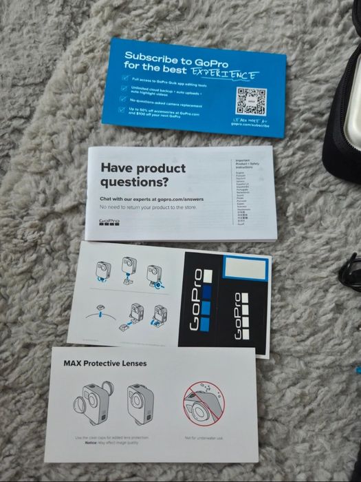 Go pro max cititi descrierea