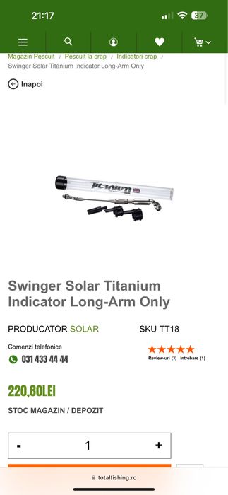 Swinger Solar Titanium Long