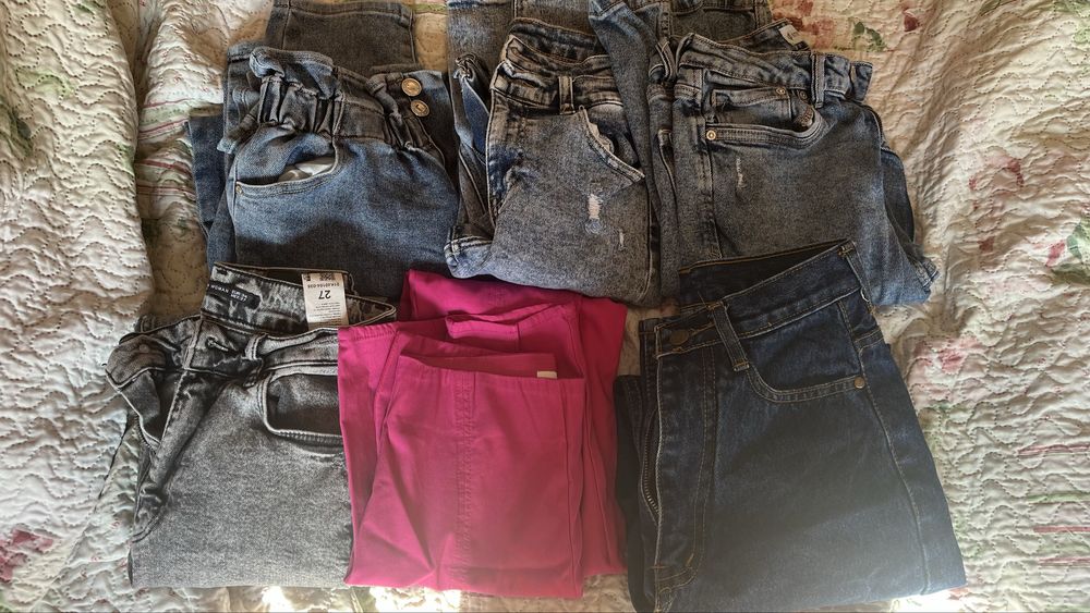 Лот от дамски дънки и панталон Хс-с размер