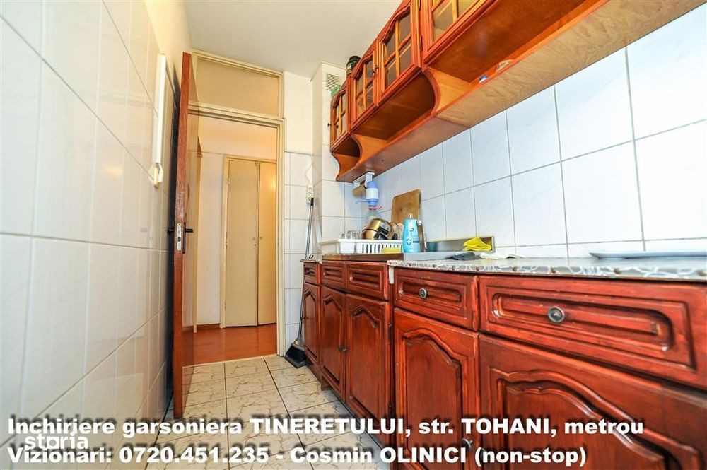 Inchiriere garsoniera TINERETULUI (Tohani), dec., metrou, pet friendly