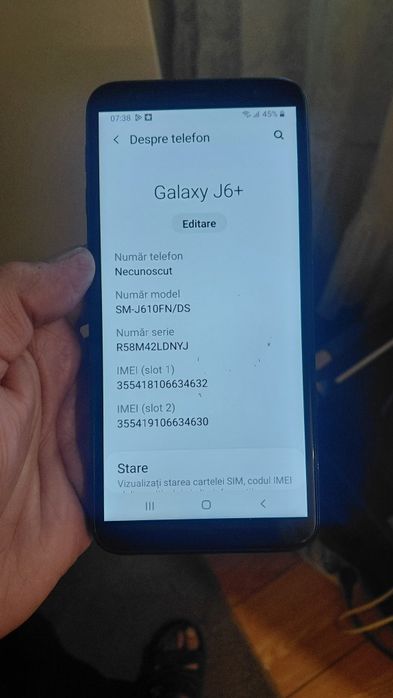 Tel samsung j6+ .