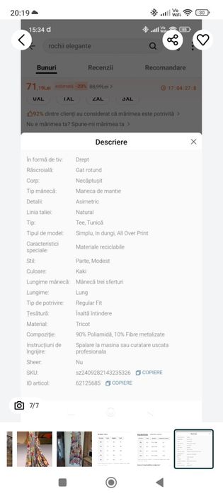 Vând rochii elegante 3xl