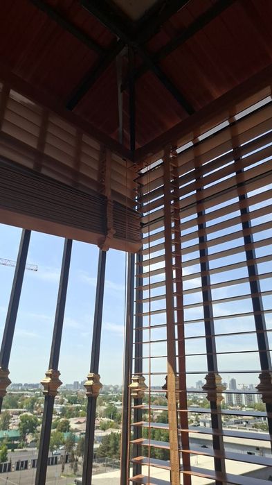 Жалюзи JALUZI жалюзи Jalyuzi. Dikey Bambuk Жалюзи фото печать kombo ba