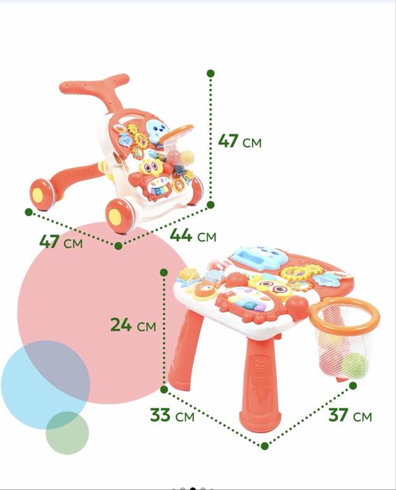 Талокар Ходунки-стол 2 в 1