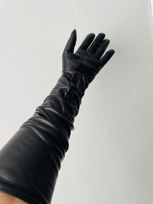 Перчатки кожаные