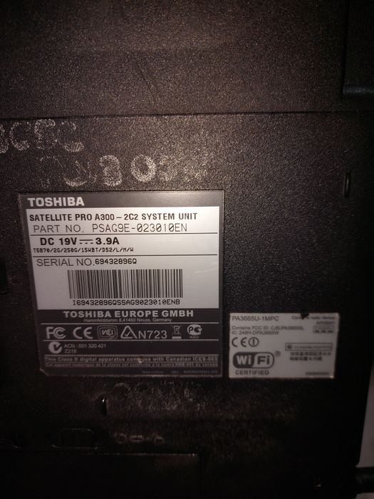 Лаптоп Toshiba употребяван