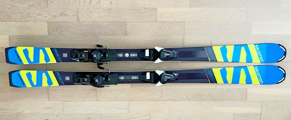 Като нови Ски + автомати SALOMON X Race Junior SW + L7  140см