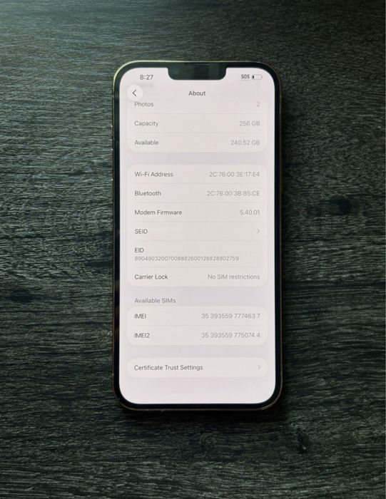 Iphone 13ProMax 256GB