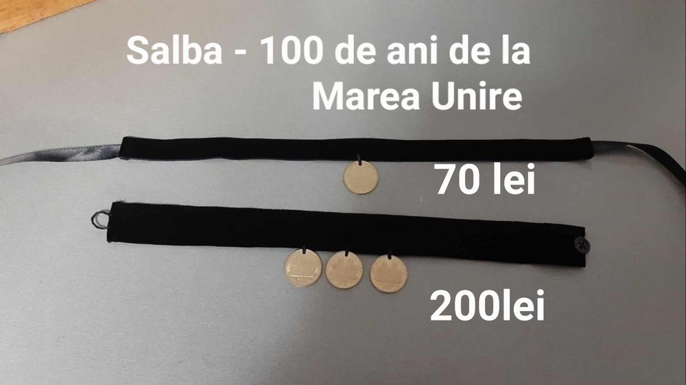 Zgarda cu bănuți la costum popular