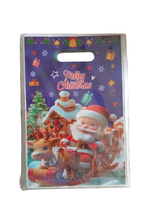 Новогодний подарочный пакет, 25*16,5