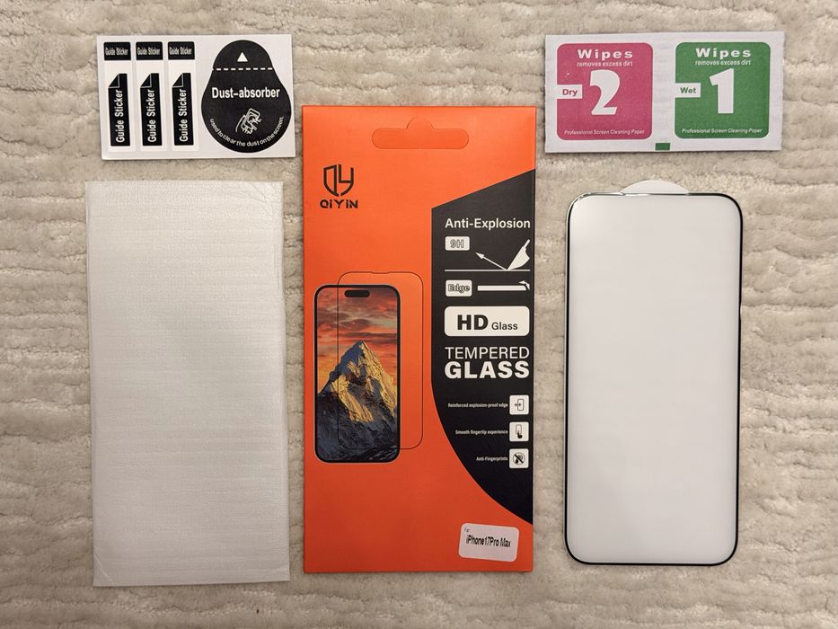 Folie sticlă securizată HD iPhone 17 toate modelele – protectie ecran