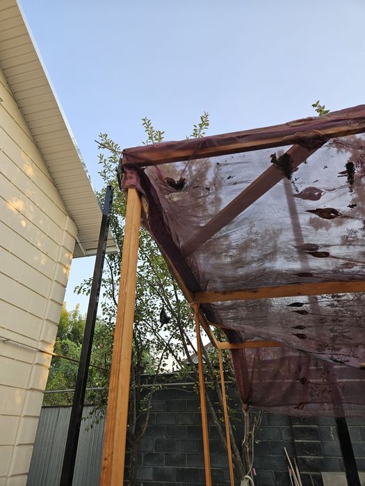 Тапчан деревянный 2,4×2.4