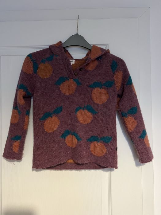 Hoodie Oeuf 6 ani mandarine