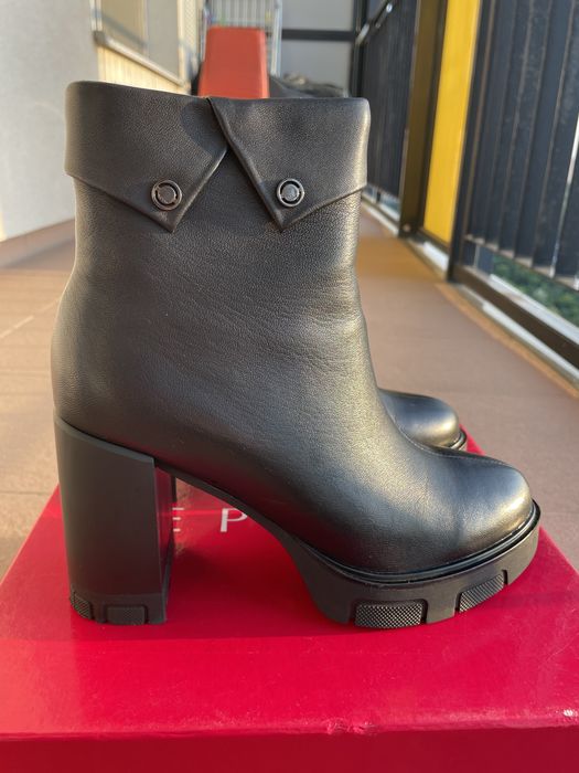 Botine dama piele