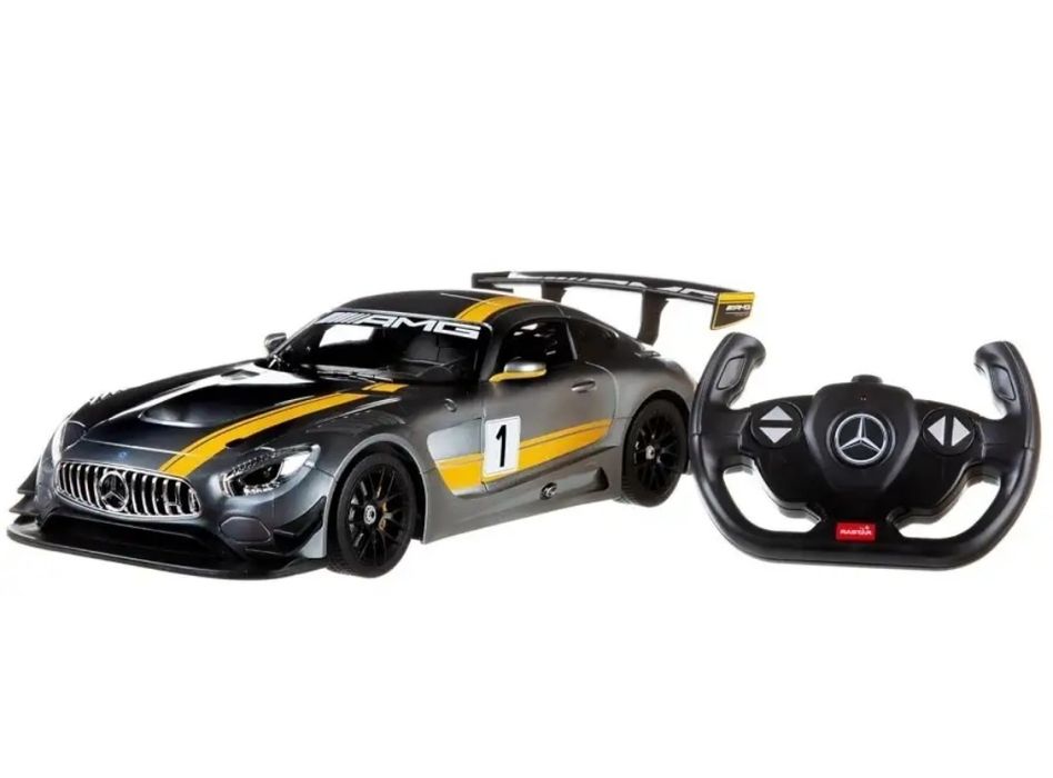 Машина р/у 1:14 Mercedes AMG GT3, цвет серый