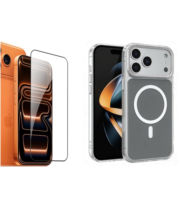 Iphone 17 PRO MAX Husa Magnetica Protectiv + Folie Sticla Perfect Cove