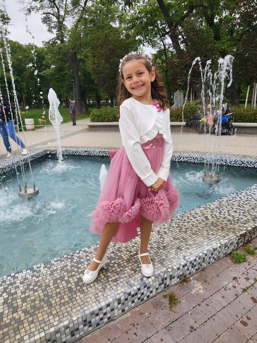 Детска рокля за 7г