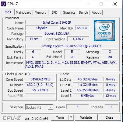 Kit i5-6402P + ASUS B150M-C + 16GB DDR4, LGA1151 complet