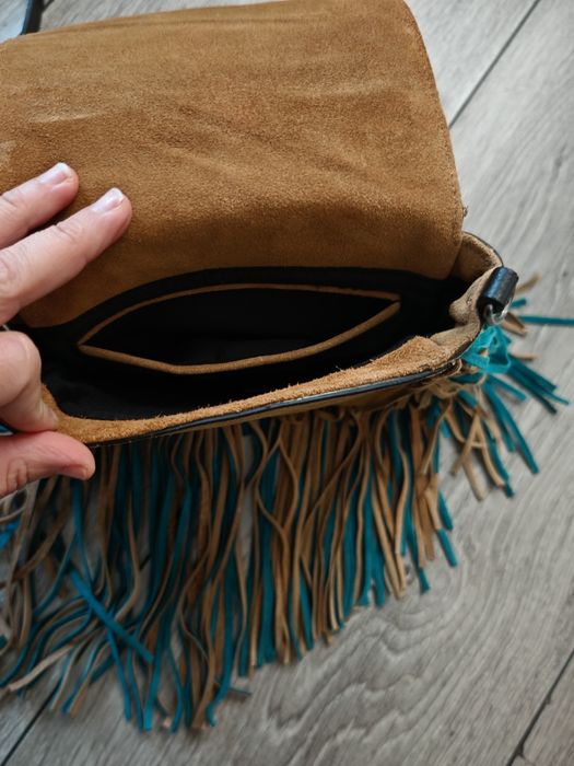 Geantă Zara. Vintage. Piele Întoarsă