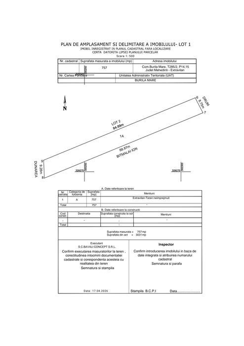 Teren direct la Dunare