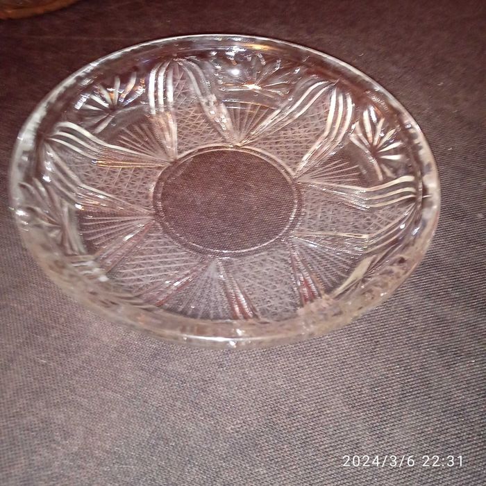 Кристални фруктиери, чинии, пепелник