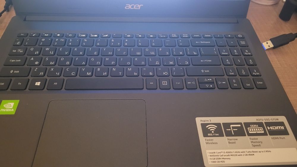 Ноутбук Acer Aspire 3