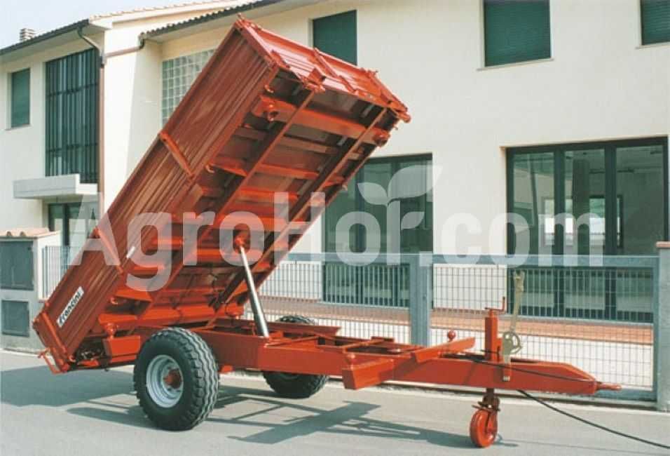 Remorcă basculantă de 5-7 tone cu un singur ax / Francini