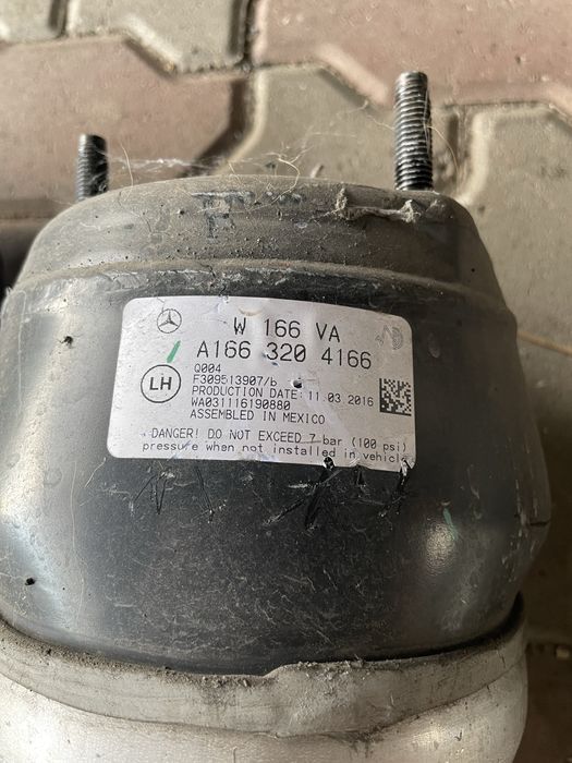 Perne aer telescop fata spate stanga dreapta compresor perne bloc valve mercedes gle w166 250d