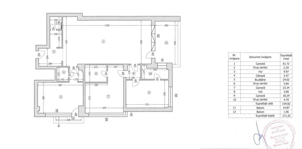 Apartament spațios 172 mp de închiriat – Zona Kiseleff