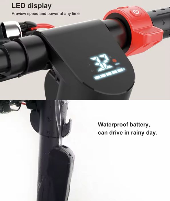 Электросамокат Hx X8 с съёмного аккумулятора (4 сезонный)