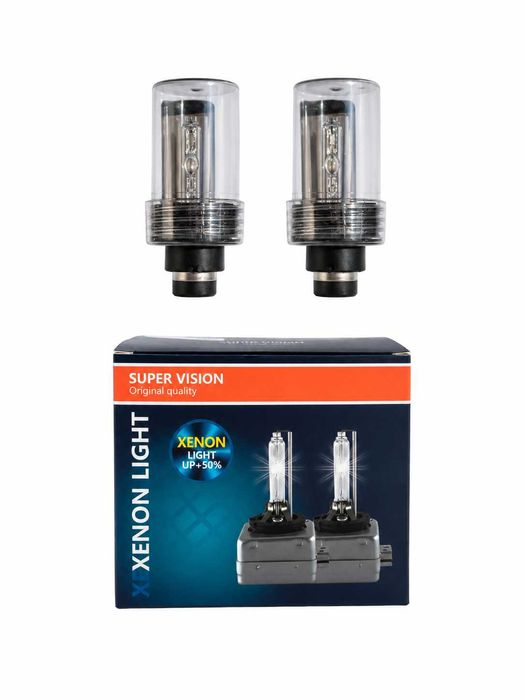Set 2 Becuri Xenon D2S SuperVision 35W, 6000K, 6400 Lumeni