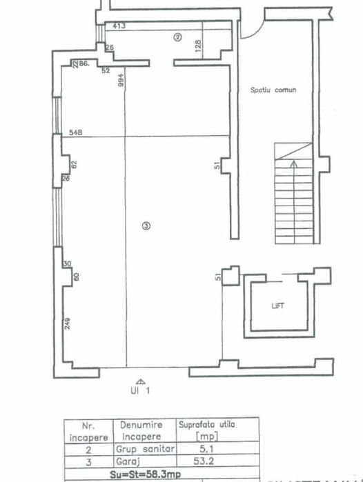 Spatiu birouri/depozitare Paltinis