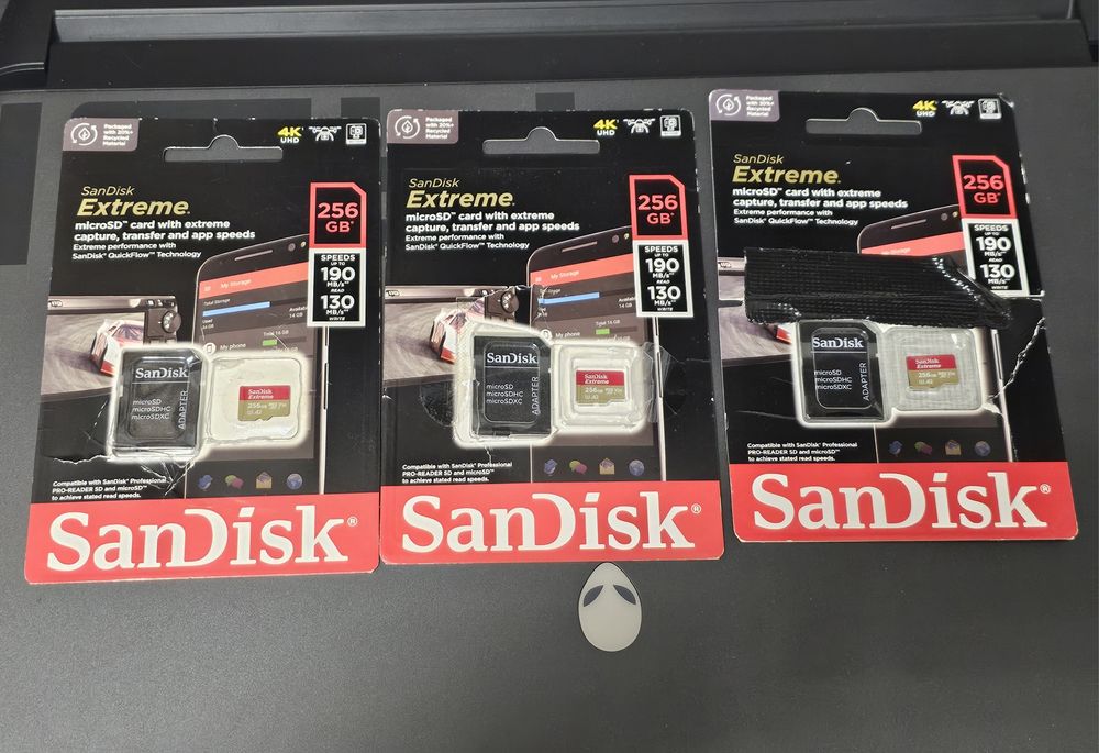 SanDisk Extreme microSDXC 256GB - Speed up to 190MB/s
2 bucăți disponibile ai mai rămas 
80 lei bucata