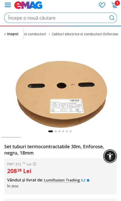 Role tuburi heat shrink