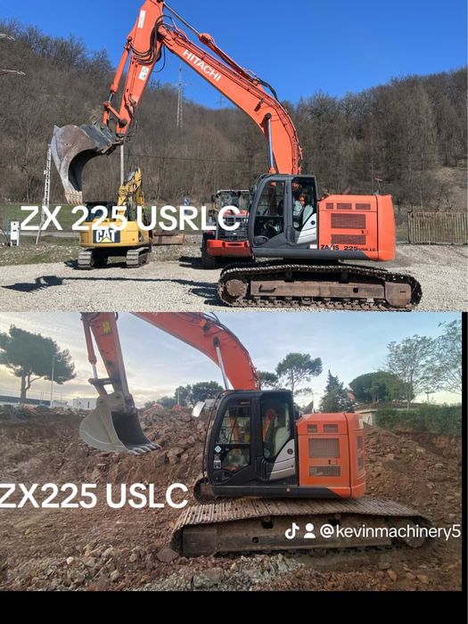 Excavator pe senile Hitachi ZX225 USRLC-5B 2015/9540h/24900kg