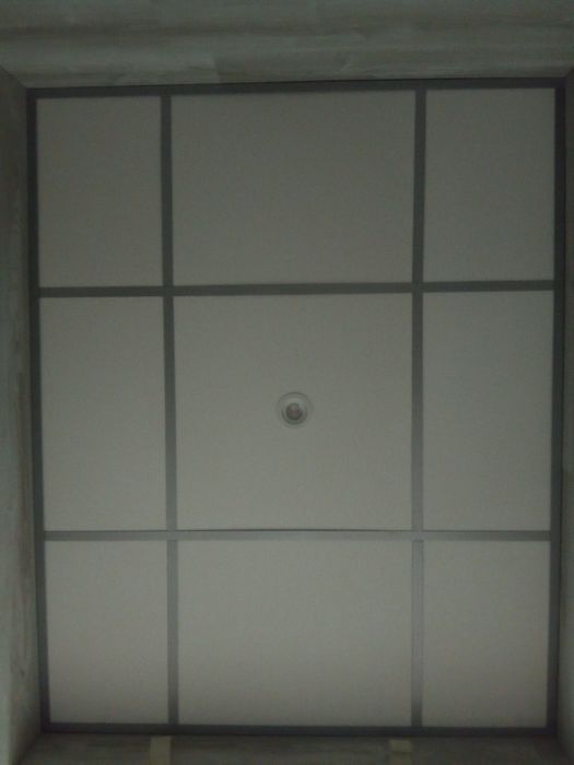 Окачен таван за баня 100 % влагоустойчиви пана от минерална вата