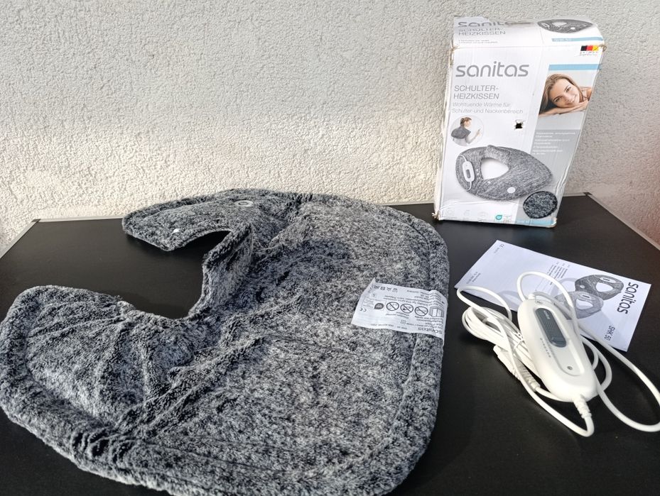 perna electrica cervicala sanitas shk 50 incalzire gat umeri relaxanta