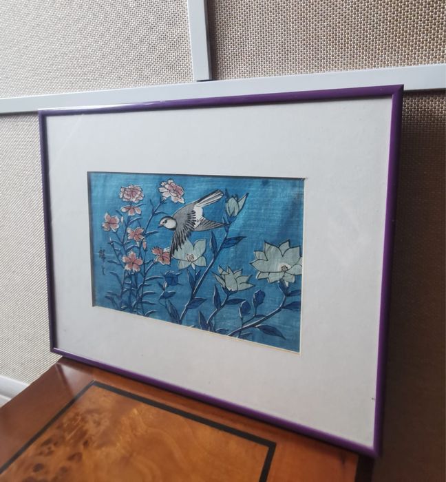 Антикварна картина авторска номерирана лимитирана подписана датирана