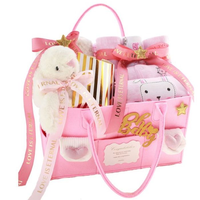 Подаръчен комплект за бебе поднесен в чанта/ органайзер