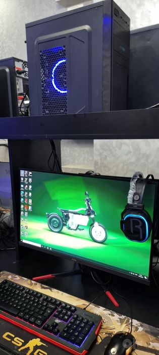 Игровой компьютер i5 10400 / ОЗУ 8ГБ/ RX 580 / Монитор 27 /165Hz