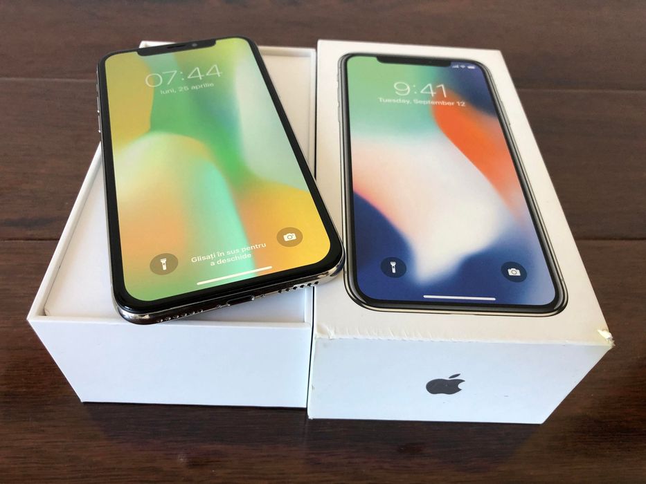iPhone X White 256GB impecabil