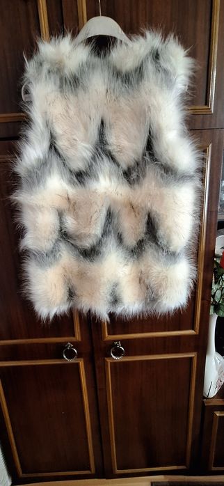 Дамски елек с косъм